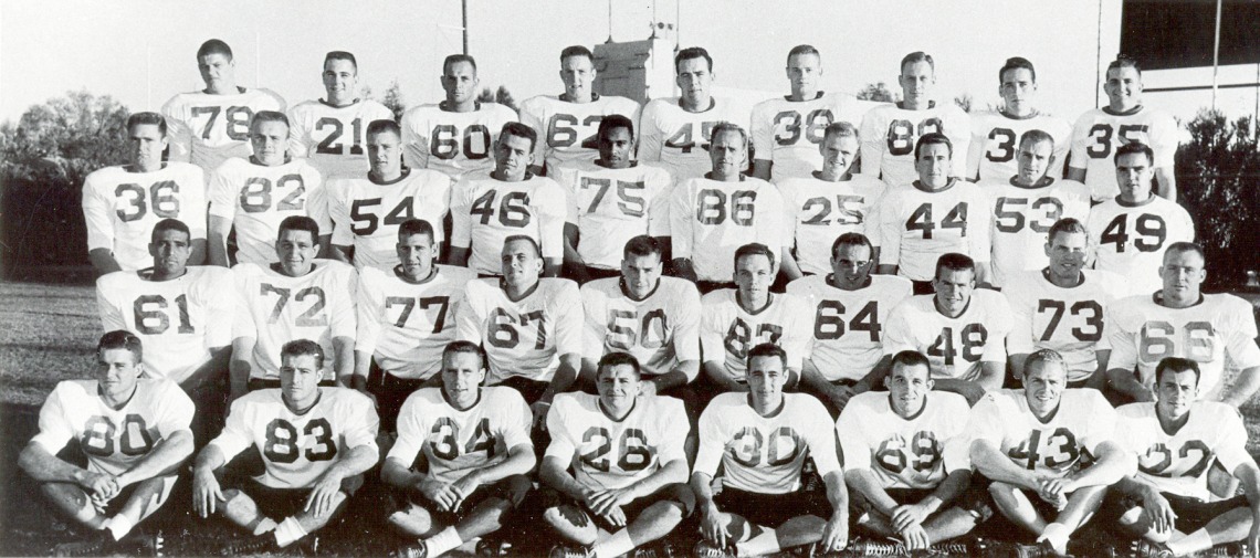 Football team photo from 1955