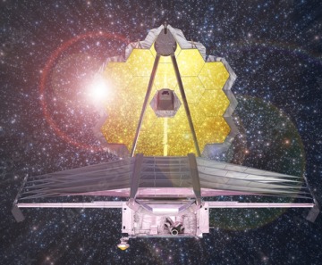 Artist conception of the James Webb Space Telescope